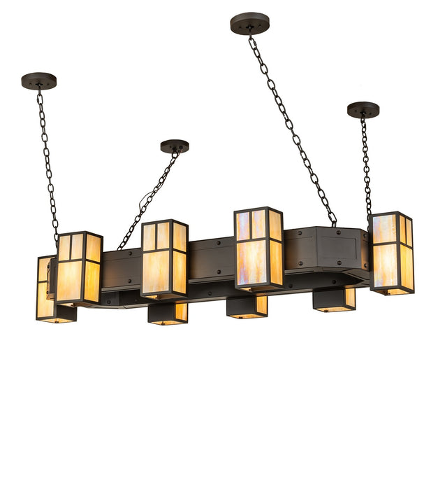 Meyda Tiffany - 274697 - Eight Light Chandelier - Hyde Park - Oil Rubbed Bronze