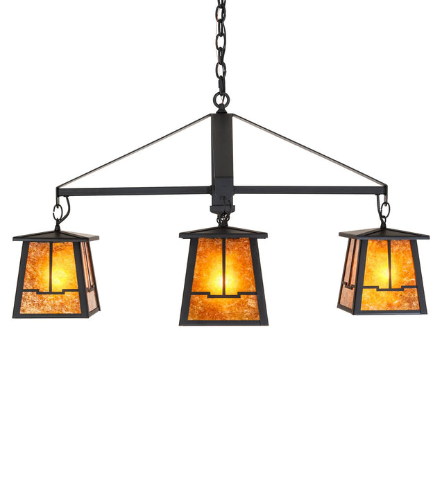 Meyda Tiffany - 275597 - Four Light Chandelier - Bungalow - Flat Black