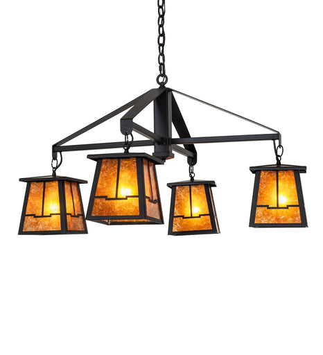 Bungalow Four Light Chandelier