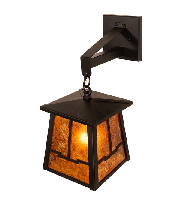 Meyda Tiffany - 275600 - LED Wall Sconce - Bungalow - Flat Black