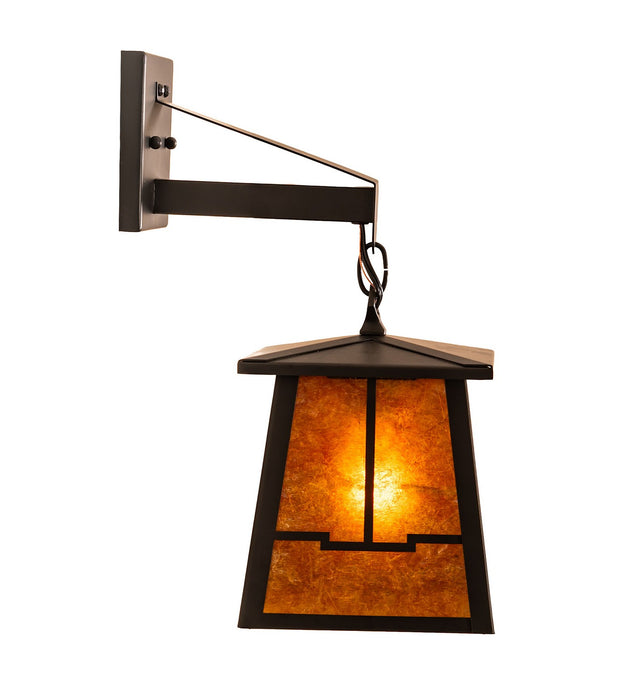 Meyda Tiffany - 275600 - LED Wall Sconce - Bungalow - Flat Black