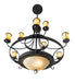 Meyda Tiffany - 276196 - 12 Light Chandelier - Nehring - Wrought Iron