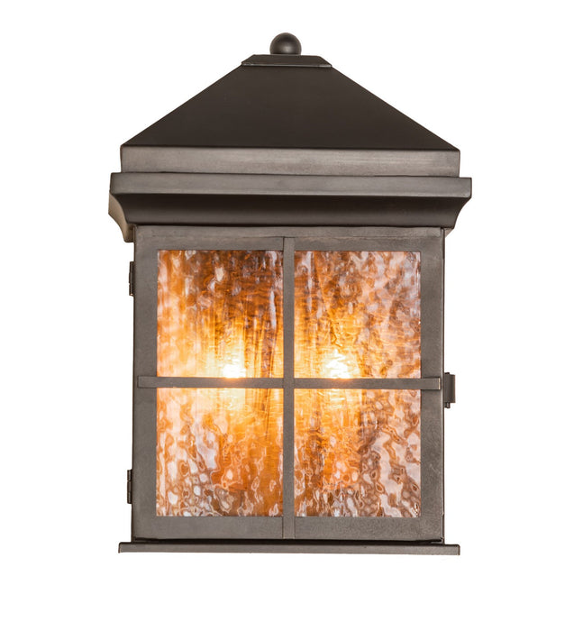 Meyda Tiffany - 276402 - Two Light Wall Sconce - Myles - Craftsman Brown