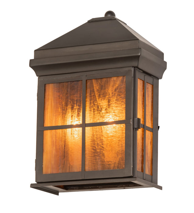 Meyda Tiffany - 276402 - Two Light Wall Sconce - Myles - Craftsman Brown