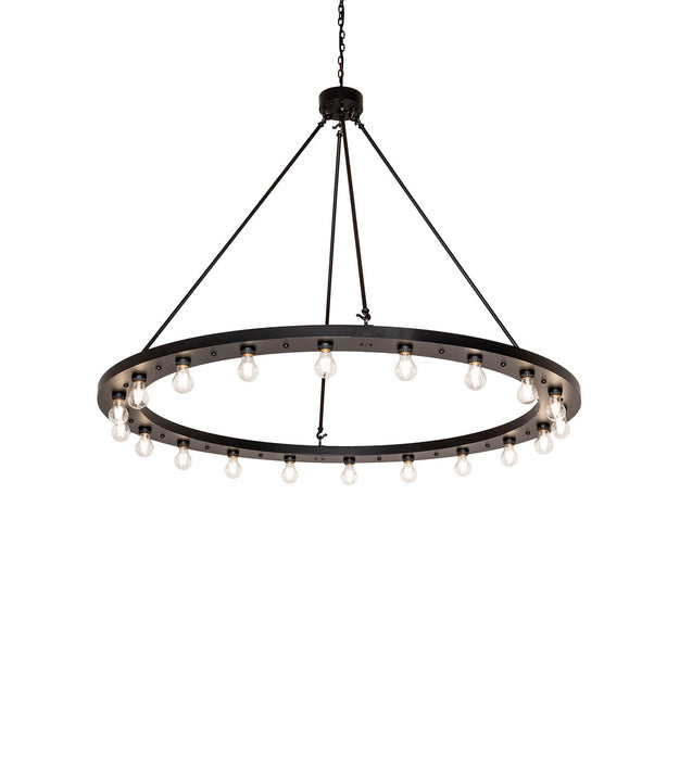 Meyda Tiffany - 276592 - 20 Light Chandelier - Loxley - Solar Black