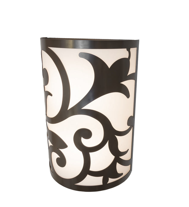 Meyda Tiffany - 276885 - Two Light Wall Sconce - Rickard - Rail Bronze