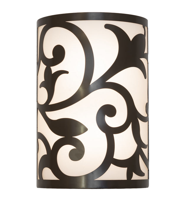 Meyda Tiffany - 276885 - Two Light Wall Sconce - Rickard - Rail Bronze