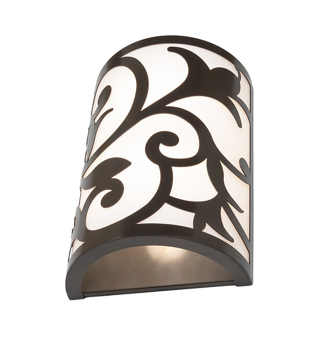 Meyda Tiffany - 276885 - Two Light Wall Sconce - Rickard - Rail Bronze