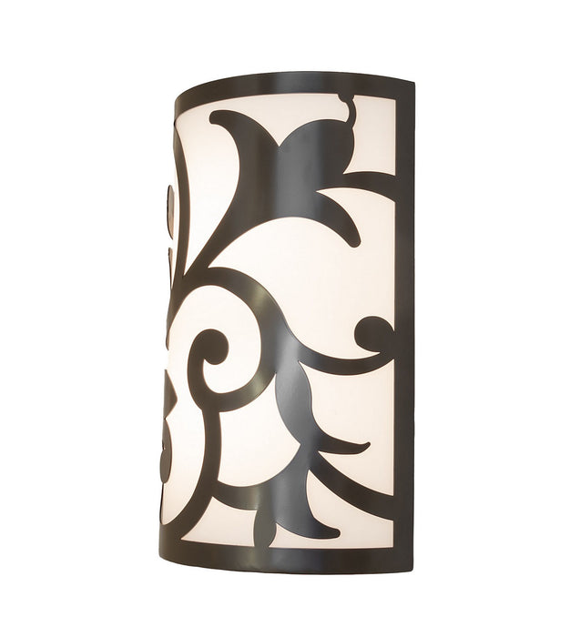 Meyda Tiffany - 276885 - Two Light Wall Sconce - Rickard - Rail Bronze
