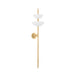 Corbett Lighting - 477-02-VGL/GSW - LED Wall Sconce - Evander - Vintage Gold Leaf/Gesso White