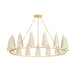 Corbett Lighting - 480-54-VGL - 15 Light Chandelier - Tirana - Vintage Gold Leaf