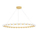 Corbett Lighting - 484-60-VB - LED Chandelier - Linus - Vintage Brass