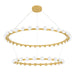 Corbett Lighting - 484-61-VB - LED Chandelier - Linus - Vintage Brass