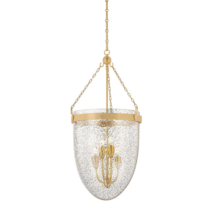 Corbett Lighting - 487-16-VB - Four Light Lantern - Angus - Vintage Brass