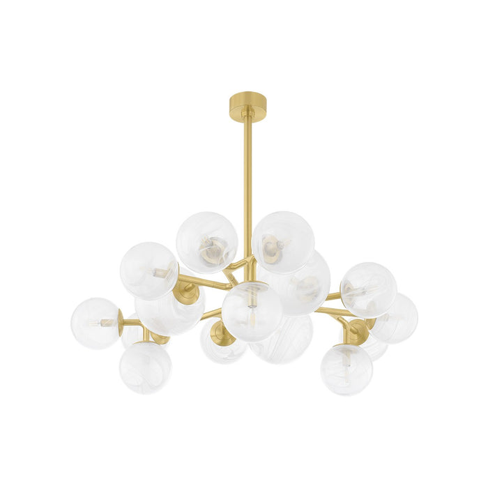 Corbett Lighting - 488-47-VPB - 15 Light Chandelier - Glasgow - Vintage Polished Brass