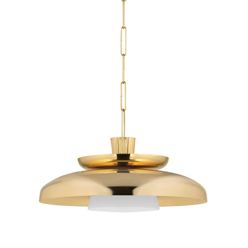 Corbett Lighting - 493-22-VB - One Light Pendant - Ravenna - Vintage Brass