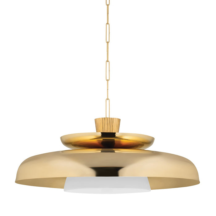 Corbett Lighting - 493-34-VB - One Light Pendant - Ravenna - Vintage Brass