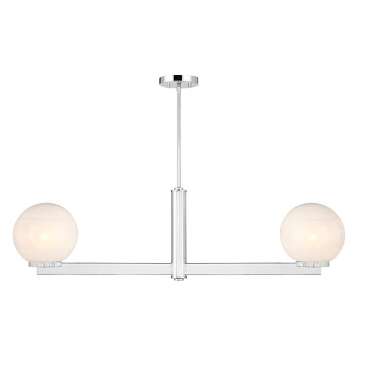 Two Light Linear Chandelier