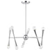 Meridian - M100128CH - Ten Light Chandelier - Chrome