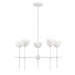 Meridian - M100131BQW - LED Chandelier - Bisque White