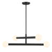 Meridian - M100133MBK - LED Chandelier - Matte Black