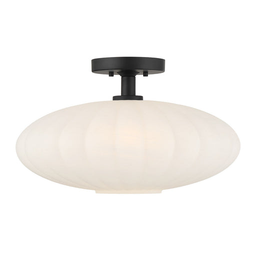 One Light Semi-Flush Mount