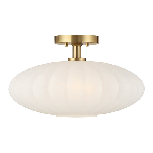 One Light Semi-Flush Mount