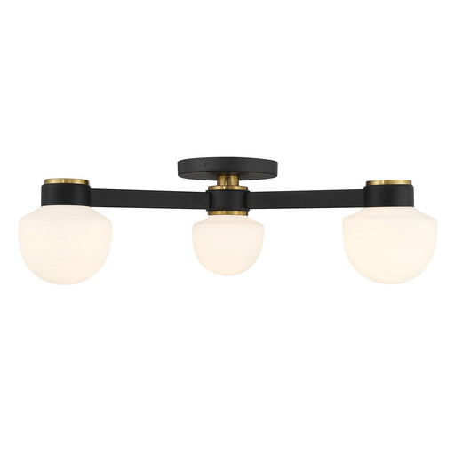 Three Light Semi Flush Mount