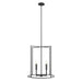 Meridian - M7044MBK - Four Light Pendant - Matte Black