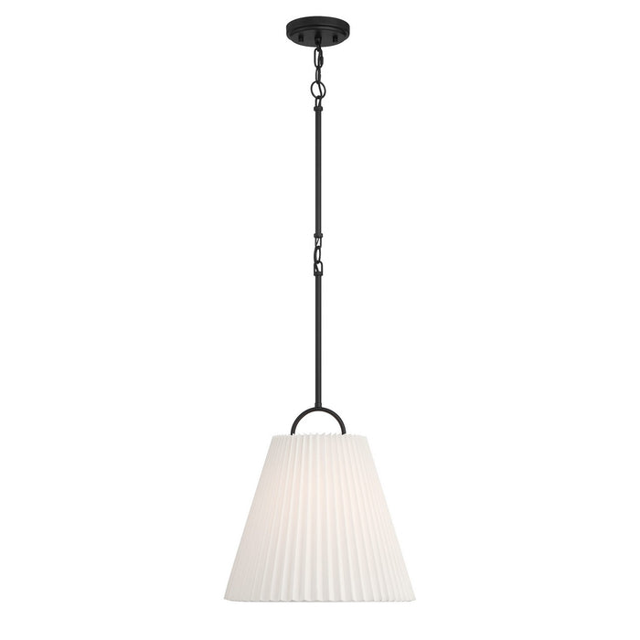 Meridian - M7045MBK - One Light Pendant - Matte Black