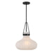 Meridian - M7046MBK - One Light Pendant - Matte Black