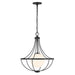 Meridian - M7047MBK - One Light Pendant - Matte Black