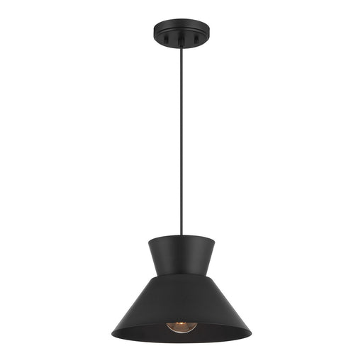 Meridian - M7049MBK - One Light Pendant - Matte Black