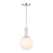 Meridian - M7050CH - One Light Pendant - Chrome