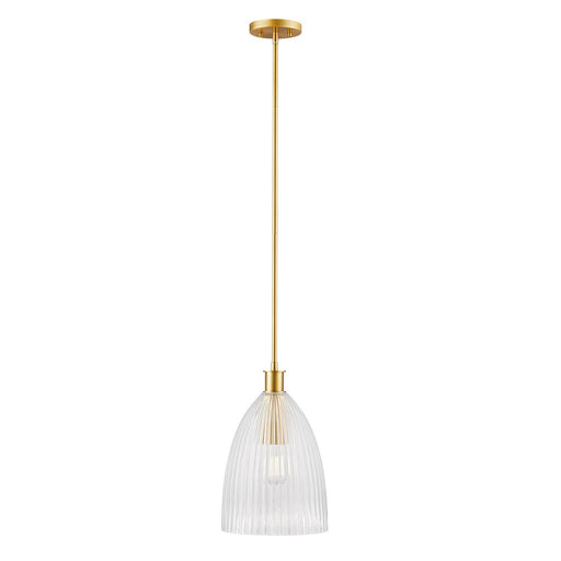 Meridian - M7051NB - One Light Pendant - Natural Brass