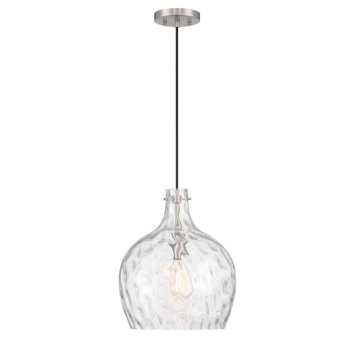 Meridian - M7053BN - One Light Pendant - Brushed Nickel