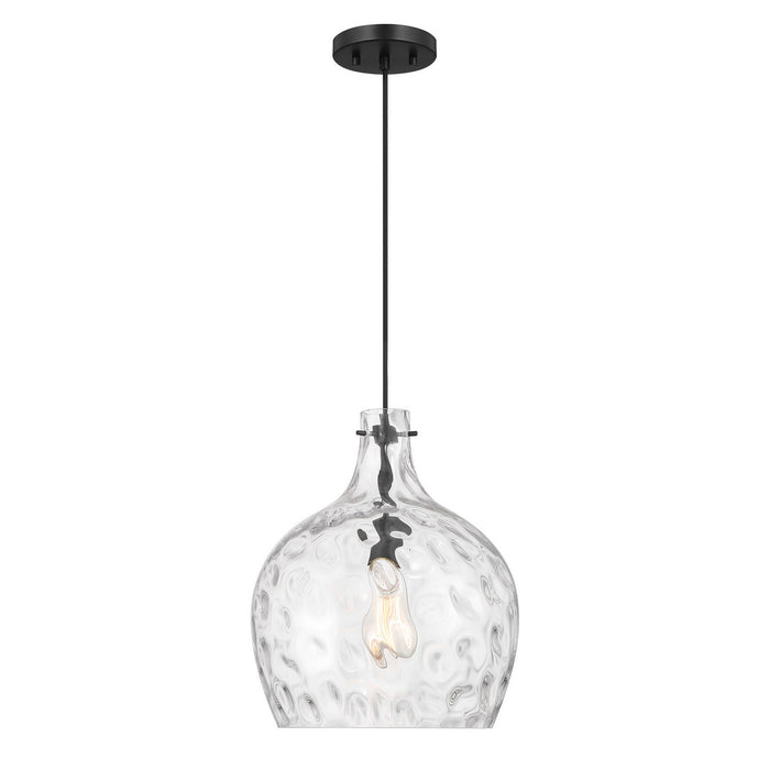 Meridian - M7053MBK - One Light Pendant - Matte Black