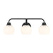 Meridian - M80081MBK - Three Light Bathroom Vanity - Matte Black