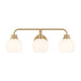 Meridian - M80081NB - Three Light Bathroom Vanity - Natural Brass