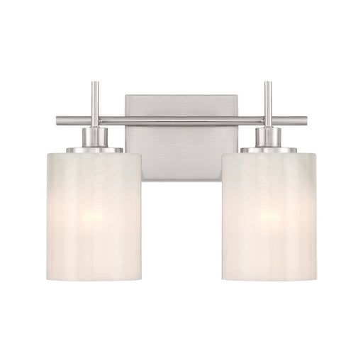 Meridian - M80083BN - Two Light Bathroom Vanity - Brushed Nickel