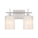 Meridian - M80083BN - Two Light Bathroom Vanity - Brushed Nickel