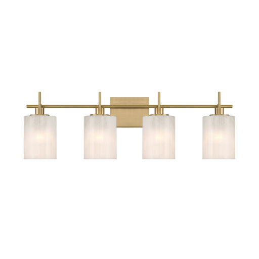 Meridian - M80085NB - Four Light Bathroom Vanity - Natural Brass