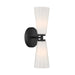 Meridian - M90109MBK - Two Light Wall Sconce - Matte Black