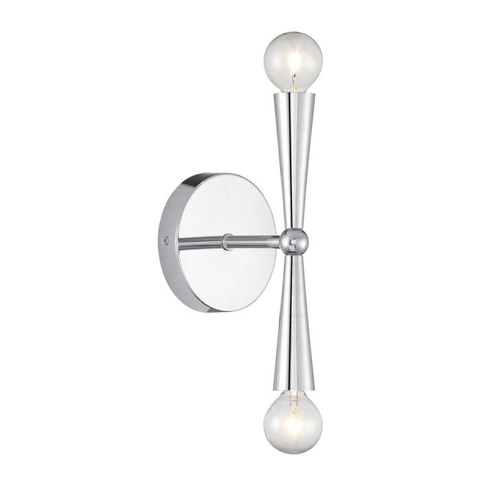 Meridian - M90110CH - Two Light Wall Sconce - Chrome