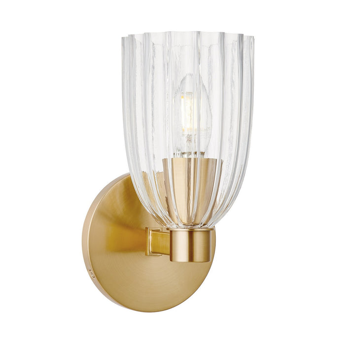 Meridian - M90120NB - One Light Wall Sconce - Natural Brass