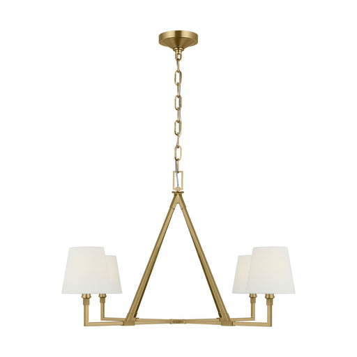 Visual Comfort Studio - CC1724BBS - Four Light Chandelier - Perth - Burnished Brass