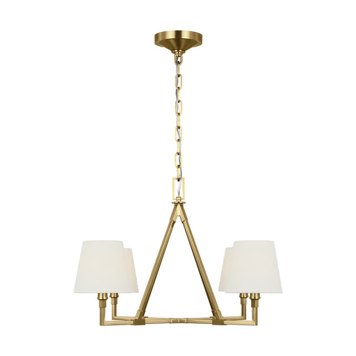 Visual Comfort Studio - CC1744BBS - Four Light Chandelier - Perth - Burnished Brass