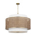 Visual Comfort Studio - KSP1184BBSBRTN - Four Light Pendant - Sawyer - Blonde Rattan