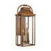 Visual Comfort Studio - OL13201NCP - Three Light Wall Lantern - Wellsworth - Natural Copper