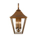 Visual Comfort Studio - OL14404NCP - Four Light Wall Lantern - Galena - Natural Copper